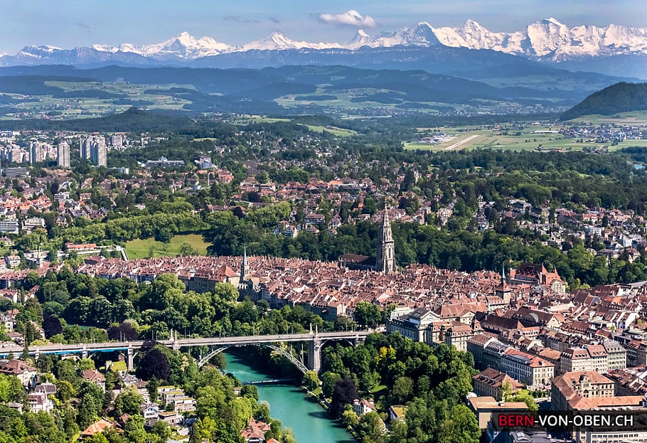 Berne (capital of Switzerland), Credits: bern-von-oben.ch