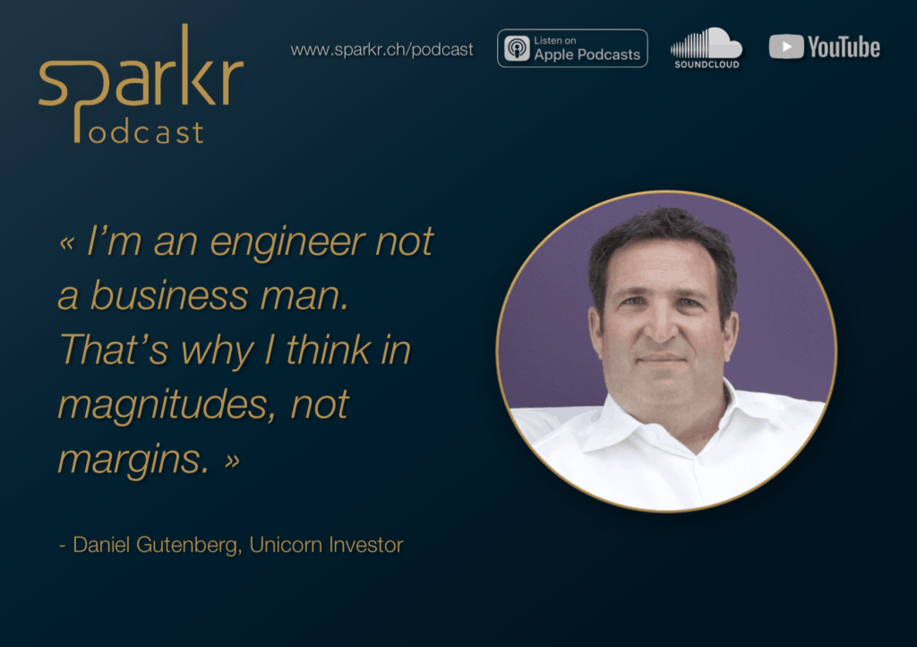 Sparkr Podcast Daniel Gutenberg Investor Business Angel Unicorn