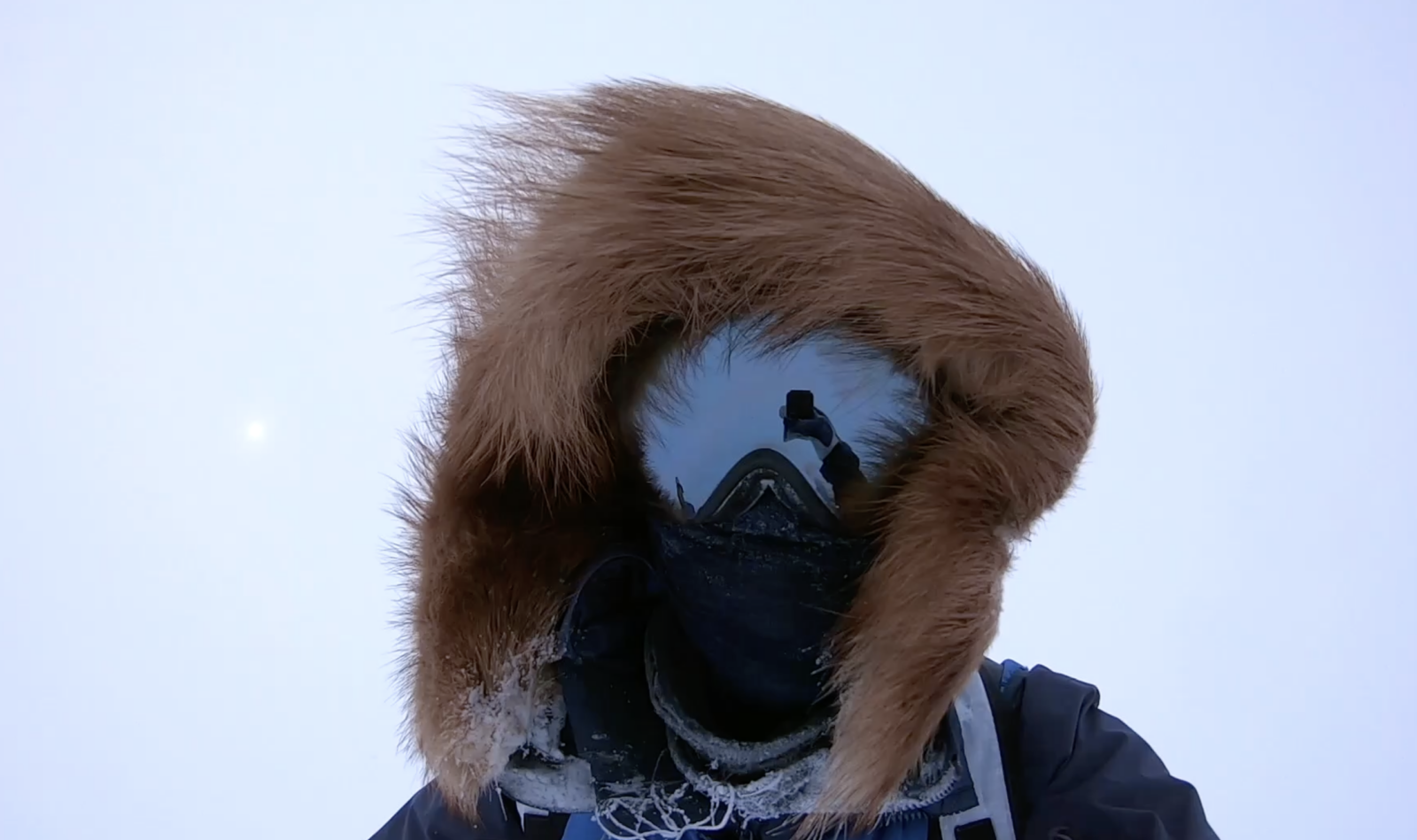 Anja Blacha Antarctica Snow Storm