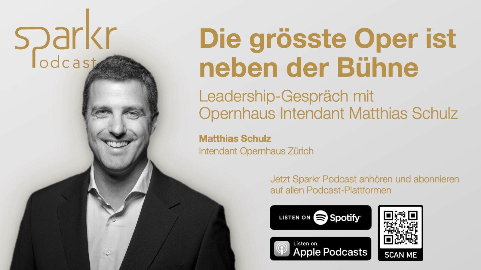 Sparkr Podcast Teaser Matthias Schulz Opernhaus Zürich