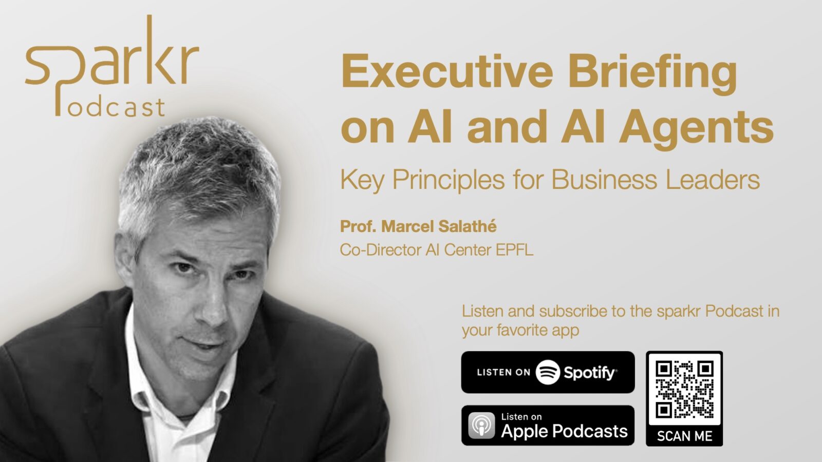 Sparkr Podcast Teaser Marcel Salathé AI